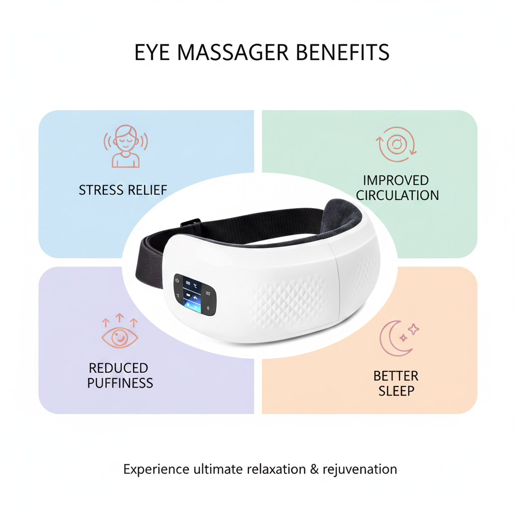 Eye Massager Benefits Infographic